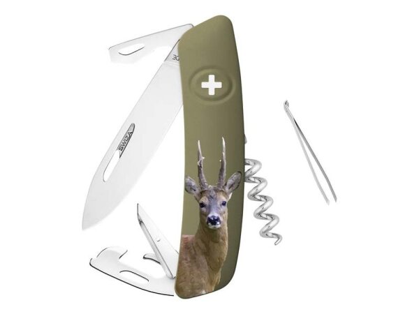 SWIZA Taschenmesser D05 Rehbockmotiv