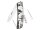 SWIZA Schweizer Messer D01, Stahl 440, Klingensperre,, weisse Softgrip-Schalen, Motiv Heimat, 6 Funktionen, Blister