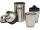 Stanley Adventure Happy Hour 2x System, Shaker 18/8 Stahl,, zwei Edelstahlbecher, integrierte Zitruspresse