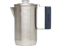 Stanley Adventure Percolator, alle Teile 18/8 Edelstahl,, Deckelglas Tritan-Kunststoff, Silikonummantelter Griff