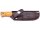 Nieto Gürtelmesser SIOUX-MINI 1.4116 Stahl rostfrei Full Tang Olivenholz Griffschalen Lederscheide