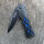 CJH Einhandmesser schwarz/blau