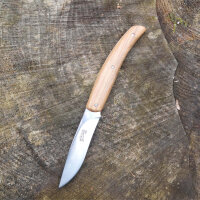 Herbertz Selektion Taschenmesser AISI 440 Stahl rostfrei Slip Joint Olivenholz Griffschalen