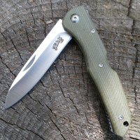 Herbertz Selektion Taschenmesser AISI 440 Stahl rostfrei Back Lock Micarta Heftschalen Fangriemenöse Taschenclip