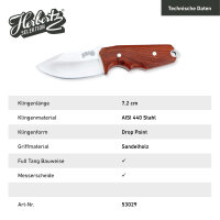 Herbertz Selektion Gürtelmesser Sandelholz