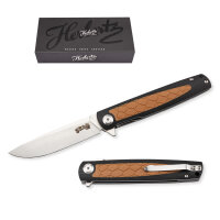 Herbertz Selektion Einhandmesser D2 Stahl rostfrei Liner Lock G10 Heftschalen Taschenclip Fangriemenöse