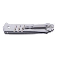 Herbertz Selektion Springmesser Stahl AISI 440 Button Lock Edelstahlplatinen G10 Schalen Taschenclip Etui