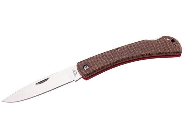 Herbertz Taschenmesser Leinenmicarta braun