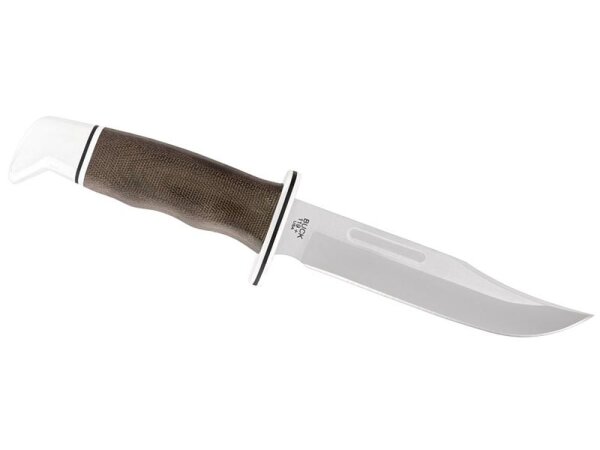 Buck SPECIAL PRO 119 S35VN Stahl rostfrei Leinen Micarta Lederscheide