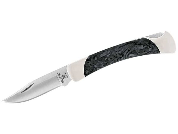 Buck Taschenmesser THE 55 Limited Edition 2021 S30V Stahl rostfrei Back Lock Carbonfaser-Schalen Neusilberbacken