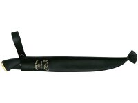 Finnisches Filetiermesser Klinge 15 cm Kautschuk-Griff Lederscheide
