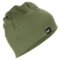 Fox Outdoor Beanie, "Merino Lite", oliv