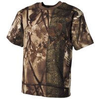 MFH US T-Shirt, halbarm, 170 g/m², hunter-braun