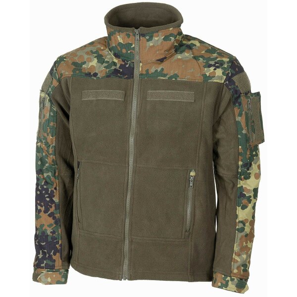 MFH Professional Fleece-Jacke, "Combat", flecktarn