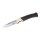 Puma TEC Taschenmesser, AISI 420 Stahl, rostfrei, Back Lock, Neusilberbacken, schwarze G10 Griffschalen, Fangriemenöse