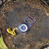 Herbertz Linealkompass mit Lupe