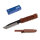 Herbertz Gürtelmesser, AISI 420 Stahl, rostfrei, Ledergriff braun, Lederscheide