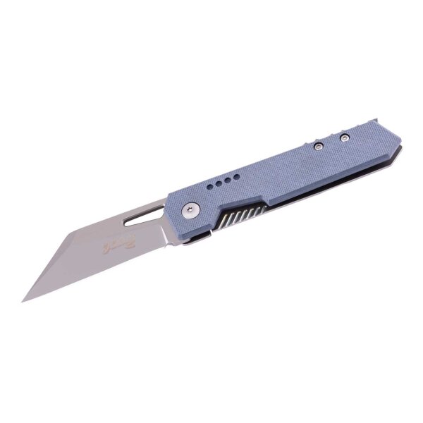 Herbertz Einhandmesser, D2 Stahl, rostfrei, Frame Lock, G10 Griffschale, Taschenclip, Fangriemenöse