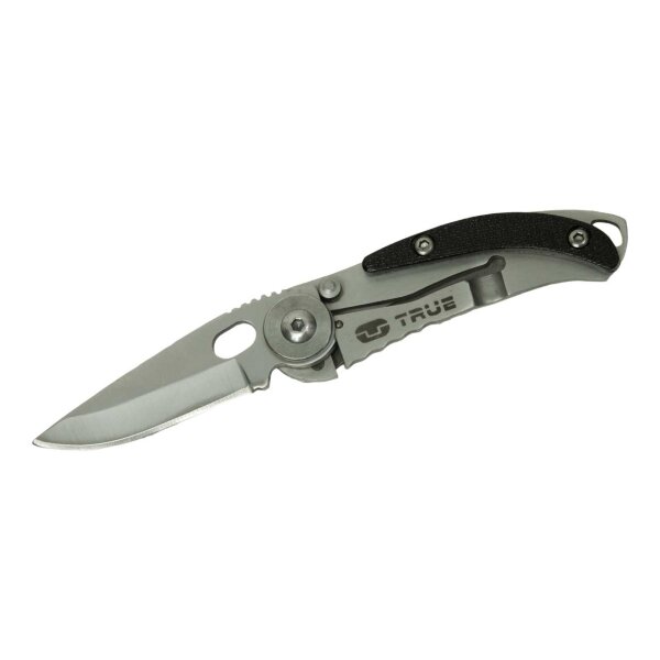 TRUE SKELETONKNIFE, Einhandmesser, 420 Stahl, rostfrei, Frame Lock, Kunststoff-Schale, Taschenclip
