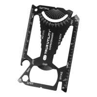 TRUE CARDSMART, Brieftaschen-Multitool, 420 Stahl,...