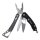 TRUE SEVEN, Multitool, rostfrei, 9 Funktionen, Aluminium Griffschalen, Karabiner Clip