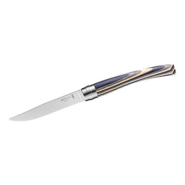 Opinel TABLE CHIC II, Steakmesser, Tafelmesser, rostfreier Edelstahl, Griff aus Birkenholz