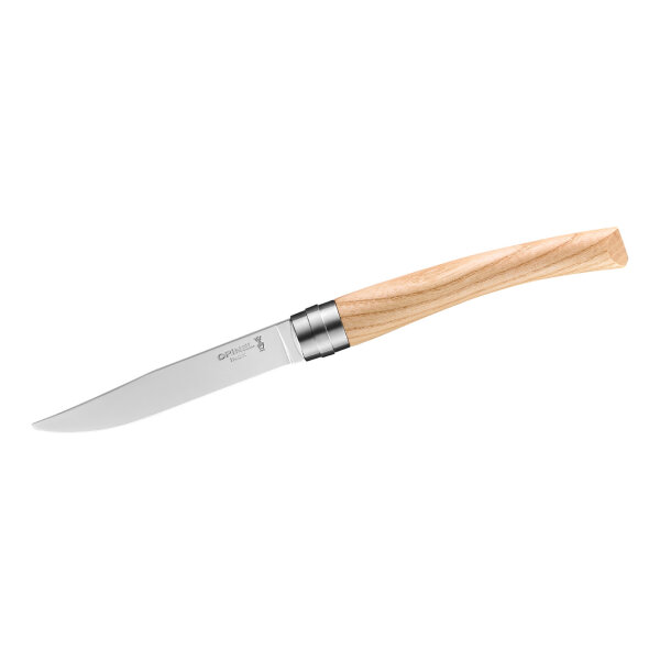 Opinel TABLE CHIC II, Steakmesser, Tafelmesser, rostfreier Edelstahl, Griff aus Eschenholz