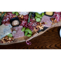 Homeys CHARCUTERIE, Pastetenmesser, 3Cr14MoV Stahl, rostfrei, Buchenholzgriff