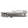 Herbertz Springmesser, AISI 420 Stahl, rostfrei, Edelstahlgriff, Daumenrampe, Tip Up Clip