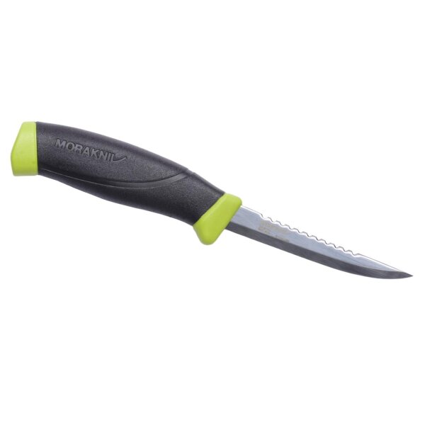 Morakniv FISHING COMFORT SCALER 098, rostfreie Klinge, rutschhemmender Griff, Kunststoffscheide mit Gürtelclip