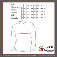 MFH US Shirt, langarm, 170 g/m²