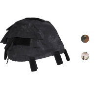 MFH Helmbezug mit Taschen, größenverstellbar