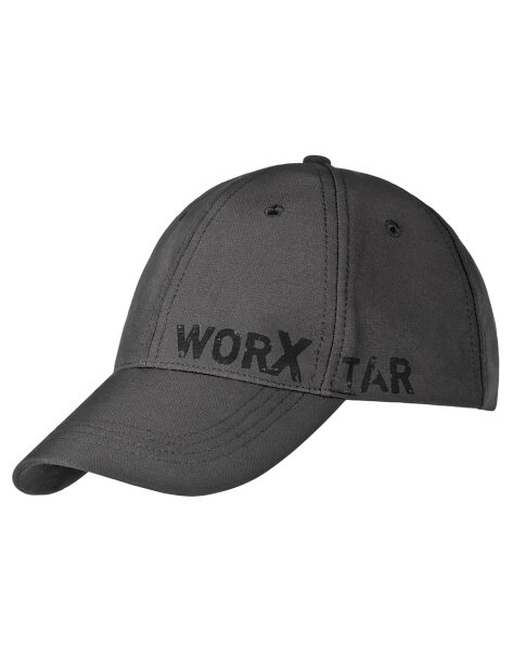 BULLSTAR Cap WORXTAR, grau/schwarz