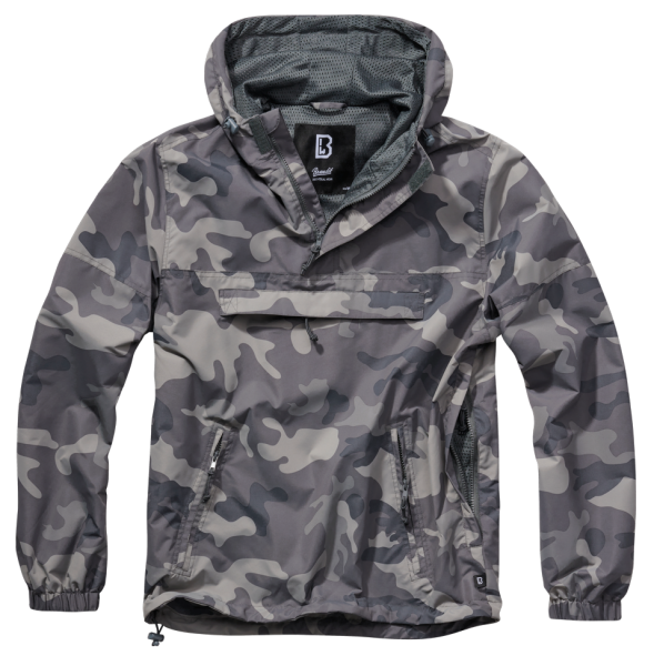 Brandit Summer Windbreaker, grau camo