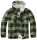 Brandit Holzfällerjacke Lumber Jacket Hooded, schwarz/oliv