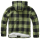 Brandit Holzfällerjacke Lumber Jacket Hooded, schwarz/oliv