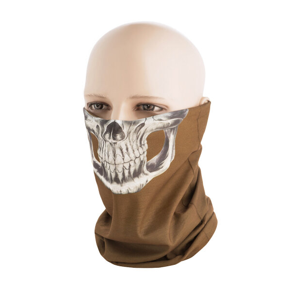 M-Tac Lightweight Tube Scarf Reaper Skull Coyote