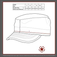 INET-Trades US BDU Feldmütze Army-Cap Rip Stop, khaki