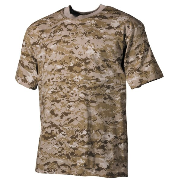 MFH US T-Shirt, halbarm, 170 g/m², digital desert