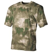 MFH US T-Shirt, halbarm, 170 g/m², HDT-camo FG