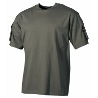 MFH US T-Shirt, halbarm, mit Ärmeltaschen, oliv