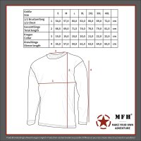 MFH Sweatshirt, 340 g/m², schwarz