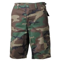 MFH US Bermuda, BDU, mit Seitentaschen, woodland