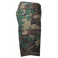 MFH US Bermuda, BDU, mit Seitentaschen, woodland