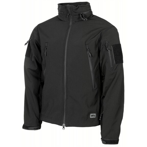 MFH Professional Soft Shell Jacke, "Scorpion", schwarz