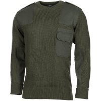 MFH BW Pullover, mit Brusttasche, oliv