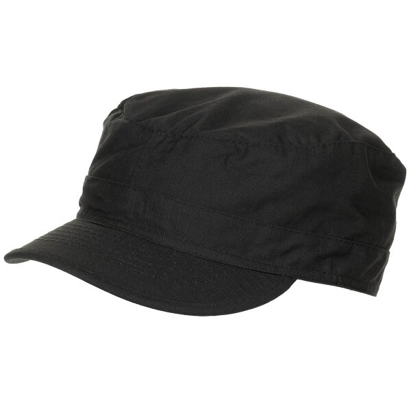 MFH US BDU Feldmütze, Rip Stop, schwarz