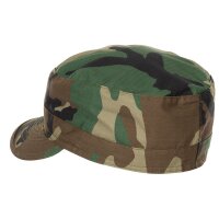 MFH US BDU Feldmütze, Rip Stop, woodland