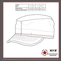 MFH US Cap, "USMC", Rip Stop, Marine-Corps-Druck, schwarz