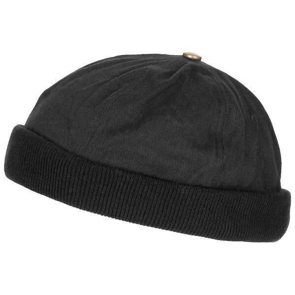 Pro Company Cap, ohne Schild, Klettverschluss, schwarz